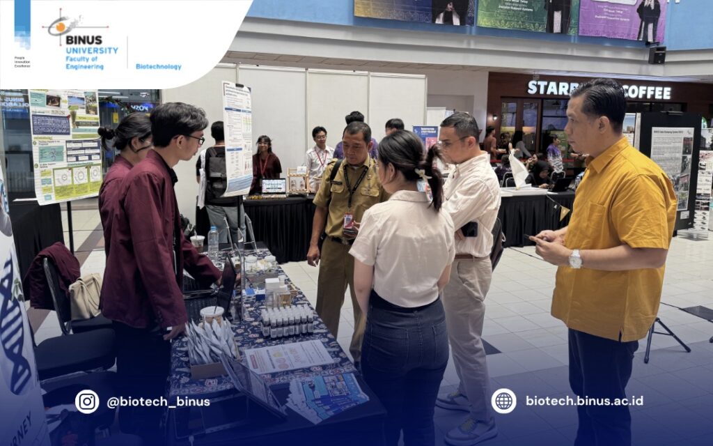 Biotechnology BINUS Tampilkan Beragam Inovasi dalam kegiatan BINUS Engineering Week 2026 Day 1